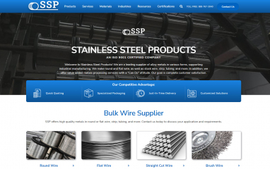 Stainless Steel Products website