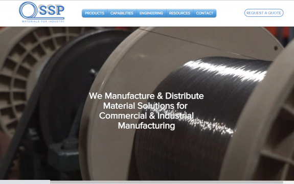 Stainless Steel Products website after
