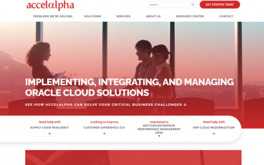 Accelalpha website