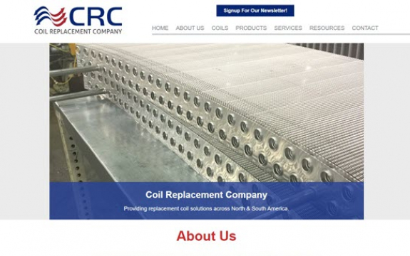 Coil Replacement website after