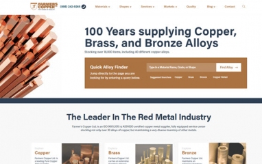 Farmers Copper website