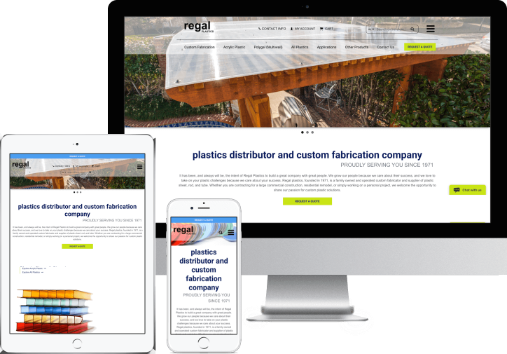 Regal Plastics – WebAward Winner, B2B Website Standard of Excellence